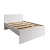 МС Мори Кровать КРМЯ 1400.1/1 (МП/3) Белый