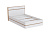 Кровать 1,2м. МС Аркон Белый/Дуб Вотан