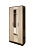 Диана -4:секция №10(Шкаф 3х ств ) венге/дуб
