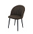 Стул Дени, Бид 08 коричневый, опора черный муар