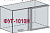 ВУГ 1019 Каркас верхнего углового горизонтального шкафа (БЕЛ)
