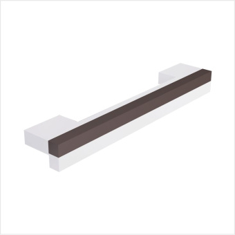 М0027 Ручка-скоба С17 (мет+дуб венге). К