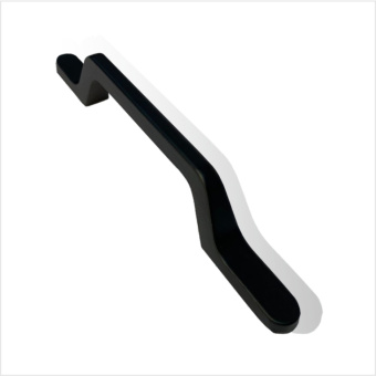 М0102 Ручка черный мат 96мм  Al2279. К