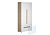 ПАЛЕРМО-3 Ю Шкаф 2х-ств ШК-016 Ясень Шимо св/Белый гл. 