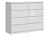 Челси Комод 8 ящиков (Белый глянец холодный, белый)