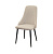Стул Кора, Бид 01 бежевый, опора белый муар